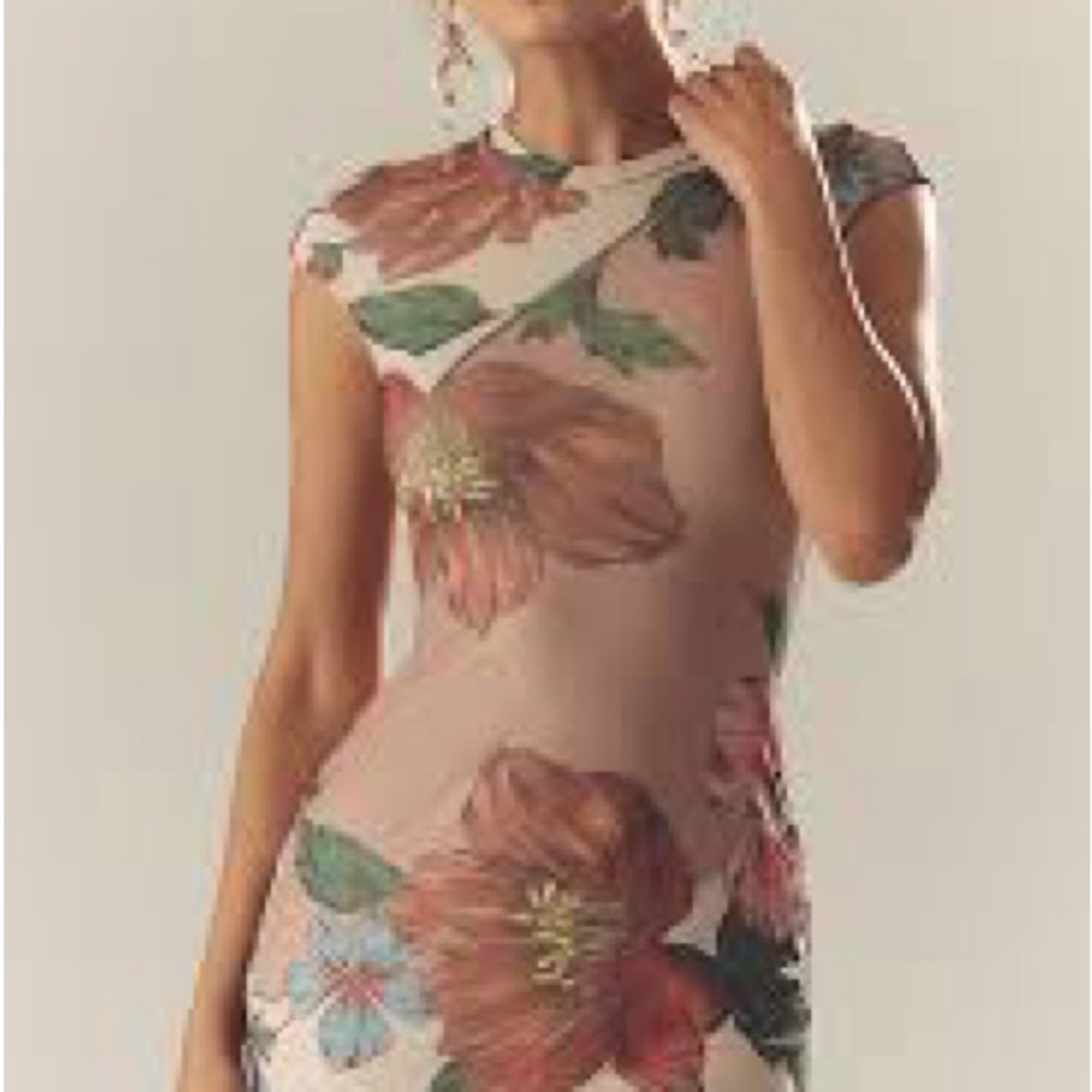 Floral Print Women's Dress